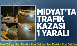Midyat'ta trafik kazası: 1 yaralı