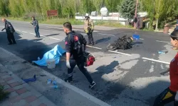 Beyazsu'da feci kaza, motosiklet sürücüsü yanarak can verdi