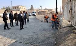 Midyat'ta sokak sağlıklaştırma çalışmalarına tekrar başlandı