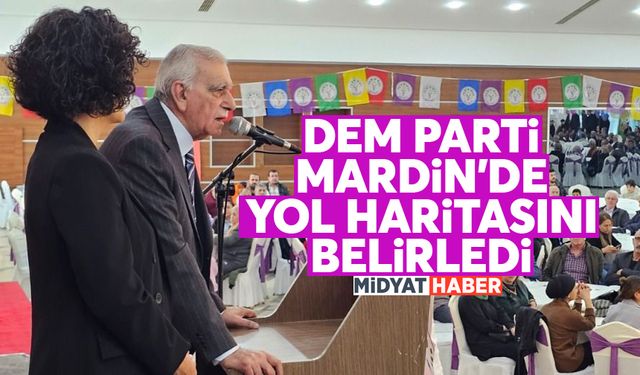 DEM Parti Mardin’de yol haritasını belirledi