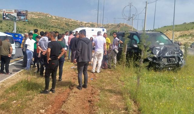 Mardin'de feci kaza; bir ağır yaralı
