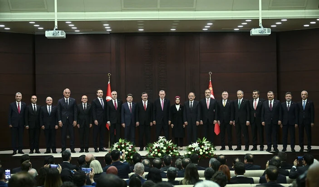 Cumhurbaşkanı Erdoğan yeni kabineyi açıkladı: İşte 67. Hükümet'in bakanları