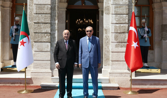 Erdoğan, Cezayir Cumhurbaşkanı Tebbun’u kabul etti