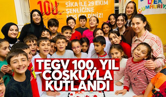 Türkiye Eğitim Gönüllüleri Vakfı (TEGV)Midyat Öğrenim Birimi Cumhuriyet Bayramı'nın 100.yılı coşkuyla kutladı.